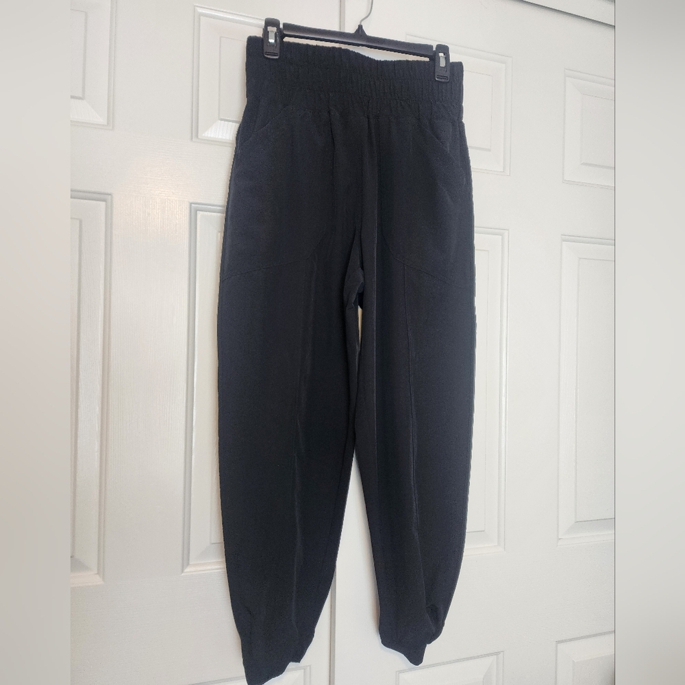 Vanilla Star Black Baggy Herem Jogger Pockets Elastic Waist Women's Pants Size M